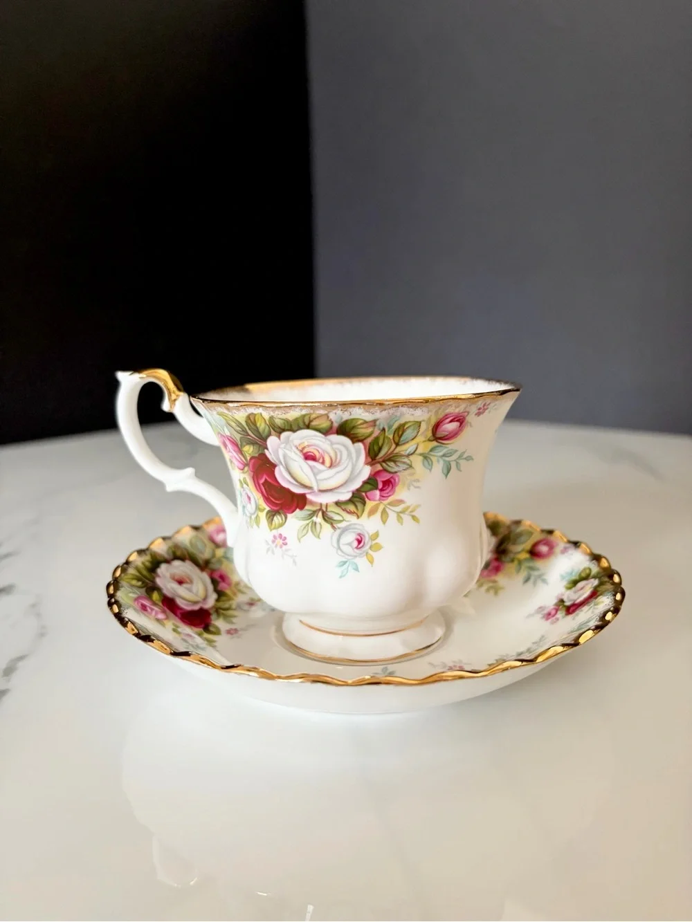Celebration Cup & Saucer by Royal Albert